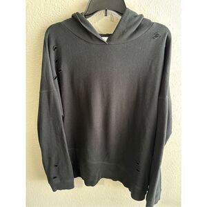 ❤️Abound Long Sleeve Ripped Sweatshirt